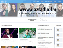 Tablet Screenshot of kazradio.kaztrk.kz